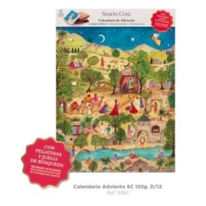 Simon Coll Calendario **120grs** Pesebre (C.12) 1ud