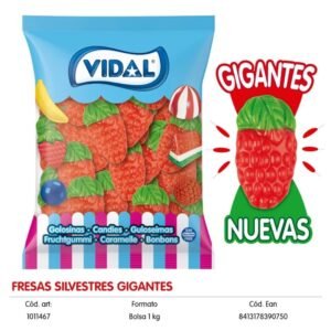 Bolsa 1Kg Maxi Fresas Brillo Vidal