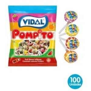 Pompitos Surtidos 100uds Vidal