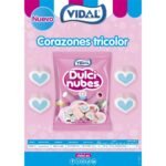 Dulcinubes Corazones Tricolor 125uds Vidal