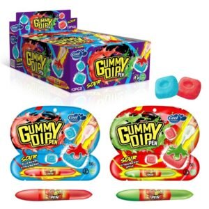 Cool Candies GUMMY DIP PEN SOUR 12uds.