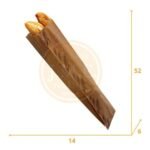 BOLSAS PAN PAPEL 14+6×60 1000uds