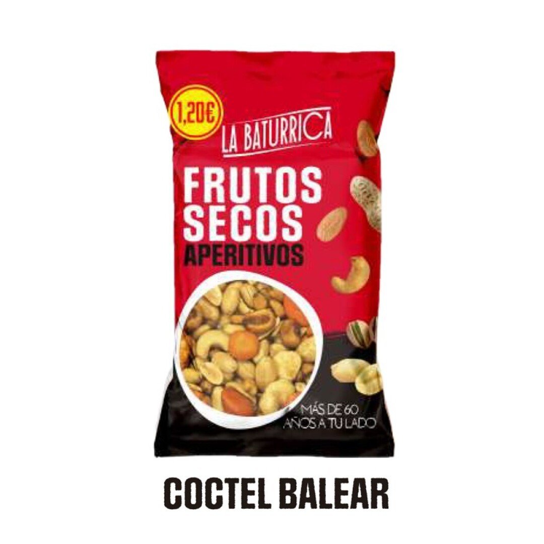 Baturrica PVP 1.20€ Balear Coctel 100grs 12uds