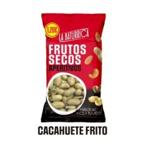Baturrica PVP 1.20€ Cacahuete Rep. Frito 140grs 12uds