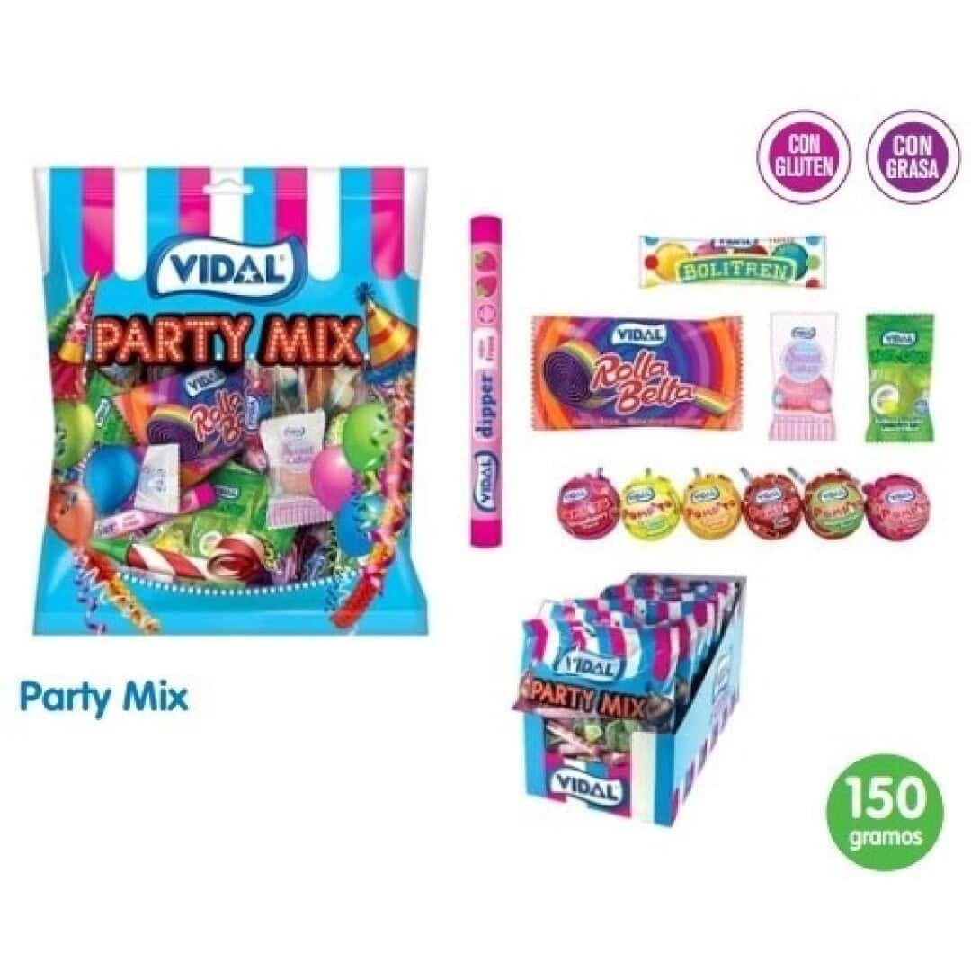 Bolsita 150grs PARTY MIX VIDAL Relleno Piñatas (E/12) 1