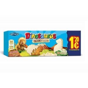 Cuetara DINOSAURIOS Blanco 88grs 12 uds