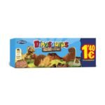 Cuetara DINOSAURIOS ChocoLeche 85grs 12 uds