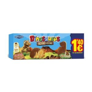Cuetara DINOSAURIOS ChocoLeche 85grs 12 uds
