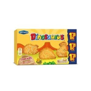 Cuetara DINOSAURUS Cereal 124grs 10uds