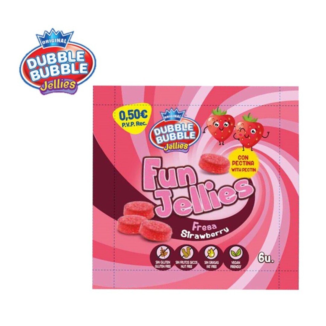 Fleer FUN JELLIES FRESA PVP 0.50€ 40uds