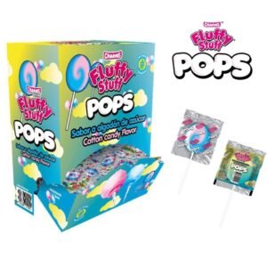 Fleer Piruleta Sabor Algodón Azucar FLUFFY STUFF 30uds