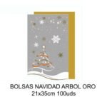 KSA Bolsa 21×35 Árbol ORO Metal 100uds