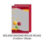 KSA Bolsa 21×35 Bolas Roja Metal 100uds