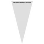 KSA CONO Gigante Transparente 30x60cm 100uds