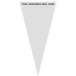 KSA CONO Transparente 20×40 100uds