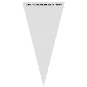 KSA CONO Transparente 20×40 100uds