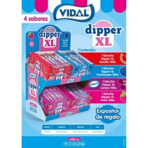 Lote Vidal DIPPER XL Exp 4sabores