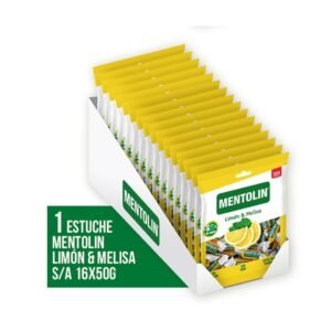 Mentolin Bolsitas Limon Melisa 50grs 16uds