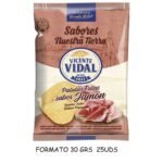 PATATAS 30grs Ond. Jamon Vicente Vidal 25uds