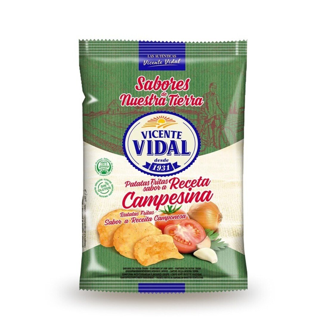PATATAS Vicente Vidal Campesinas 125grs 9uds