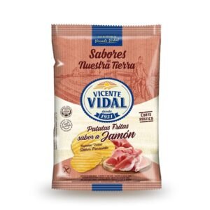 PATATAS Vicente Vidal Ond. JAMON 130grs 9uds