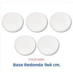 Porexpan Base Redonda 9cm x 4cm PACK 5uds