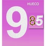 Porexpan Hueco Número 9 23cm 1ud