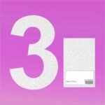 Porexpan Numero 3 21x5cm 1ud