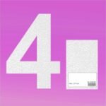 Porexpan Numero 4 21x5cm 1ud