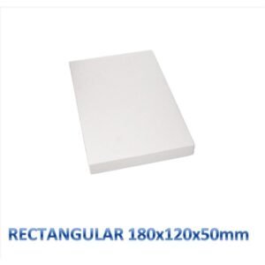 Porexpan Rectangulo Base 180x120x50mm 1ud