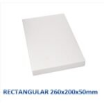 Porexpan Rectangulo Base 260x200x50mm 1ud