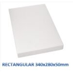 Porexpan Rectangulo Base 340x280x50mm 1ud