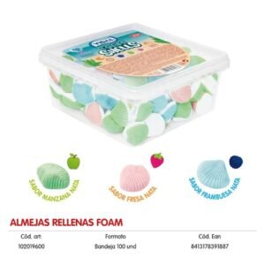 RV ALMEJAS Rell. FOAM SHELLS 100uds VIDAL