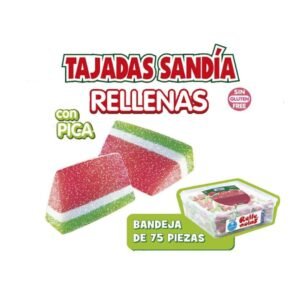 RV TAJADAS SANDIA RELLENAS PICA 75uds VIDAL