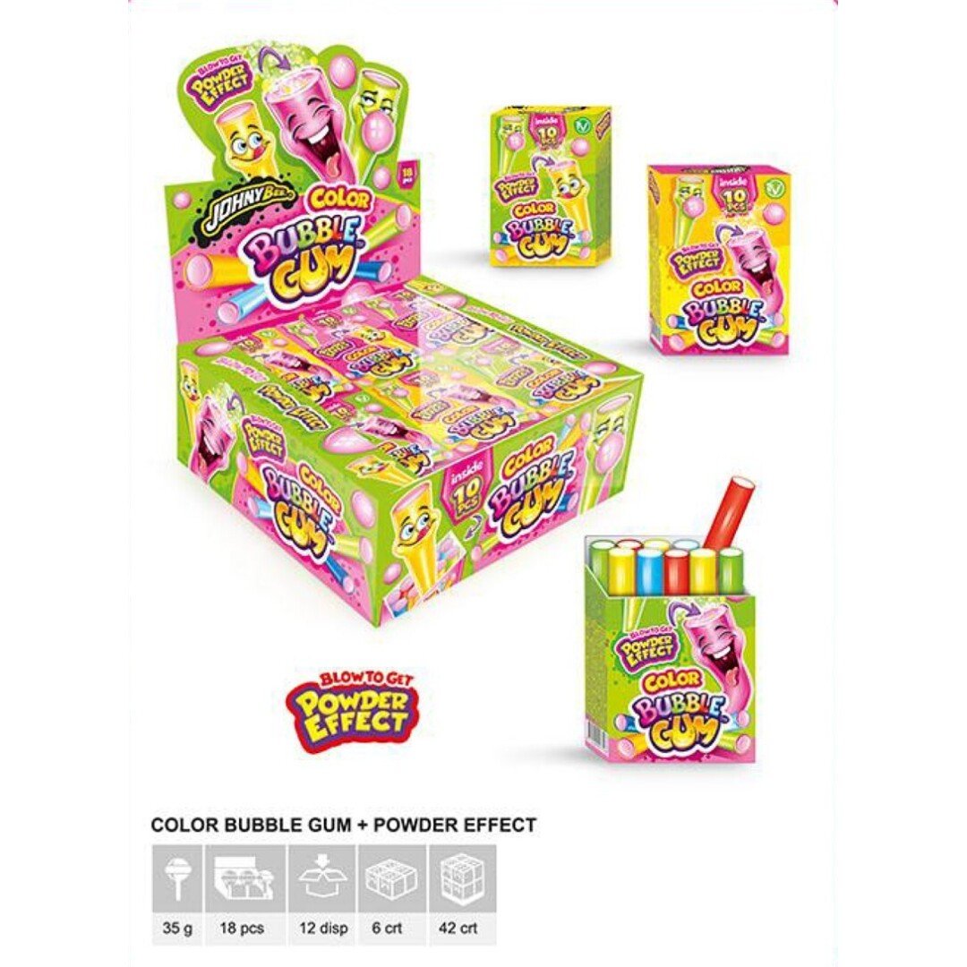 SH COLOR BUBBLE GUM 18uds