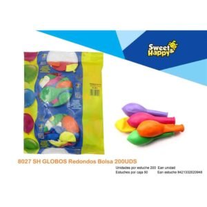 SH GLOBOS Redondos Bolsa 200 UDS