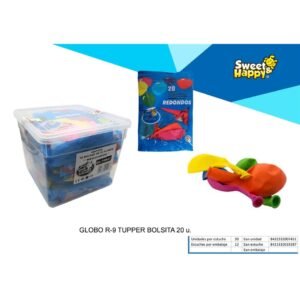SH Globos Redondos 20uds tupper 30UDS