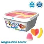 Tarrinas Gominolas Mega Azúcar Vidal – Pack Ahorro 6 uds