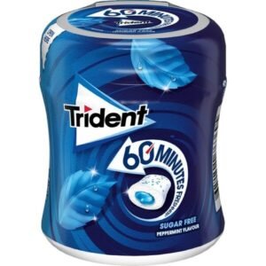 TRIDENT BOTE 60 MIN MENTA AZUL 6 UDS