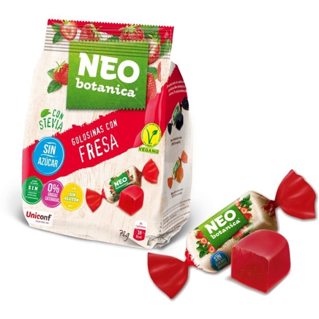 Uniconf Neo Botánica Fresa Sin azúcar Vegan 125uds 1kg