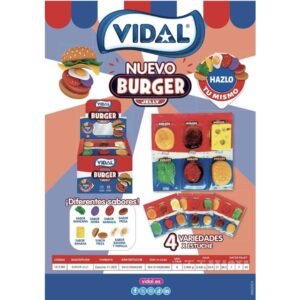 VIDAL JELLY BURGUER 66GRS. (11 blisters x 6uds)