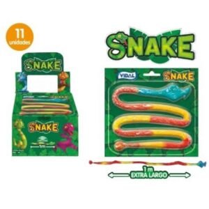 VIDAL JELLY SNAKE 65GRS. Hall Blister 11uds VIDAL