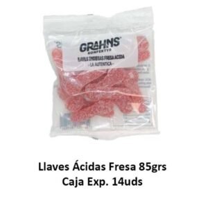 Bolsita Llaves Fresa 85grs 14uds