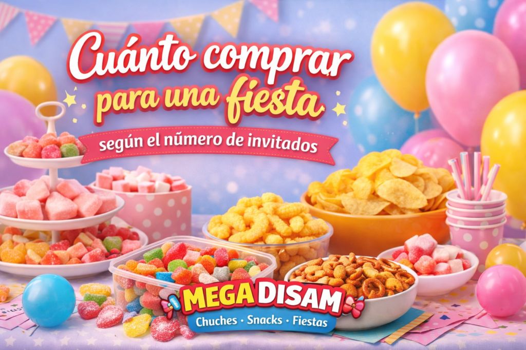 Cómo calcular snacks para tu fiesta