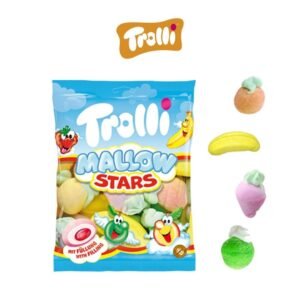 Trolli Bolsita Mallow 150grs. Mallow Stars Rell. (14 piezas)